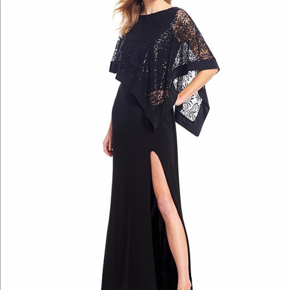 R&M Richards Petites Long Dress